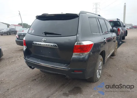 2012 Toyota Highlander Se V6 z USA, uszkodzony, nr VIN 5TDZK3EHXCS058958